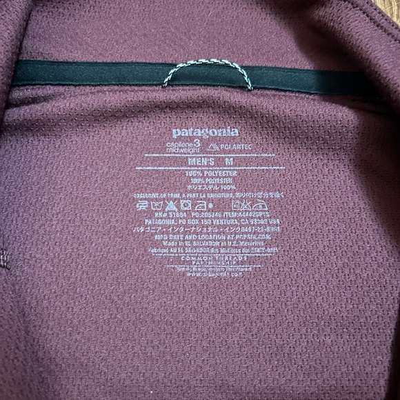 Patagonia Men's Capilene 3 Midweight Polartec Quarter Zip. Size medium.  EUC - Picture 6 of 7